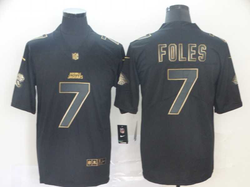 Nike Jaguars 7 Nick Foles Black Gold Vapor Untouchable Limited Jersey,We sell and wholesale Nike Jaguars 7 Nick Foles Black Gold Vapor Untouchable Limited Jersey on line form chian!